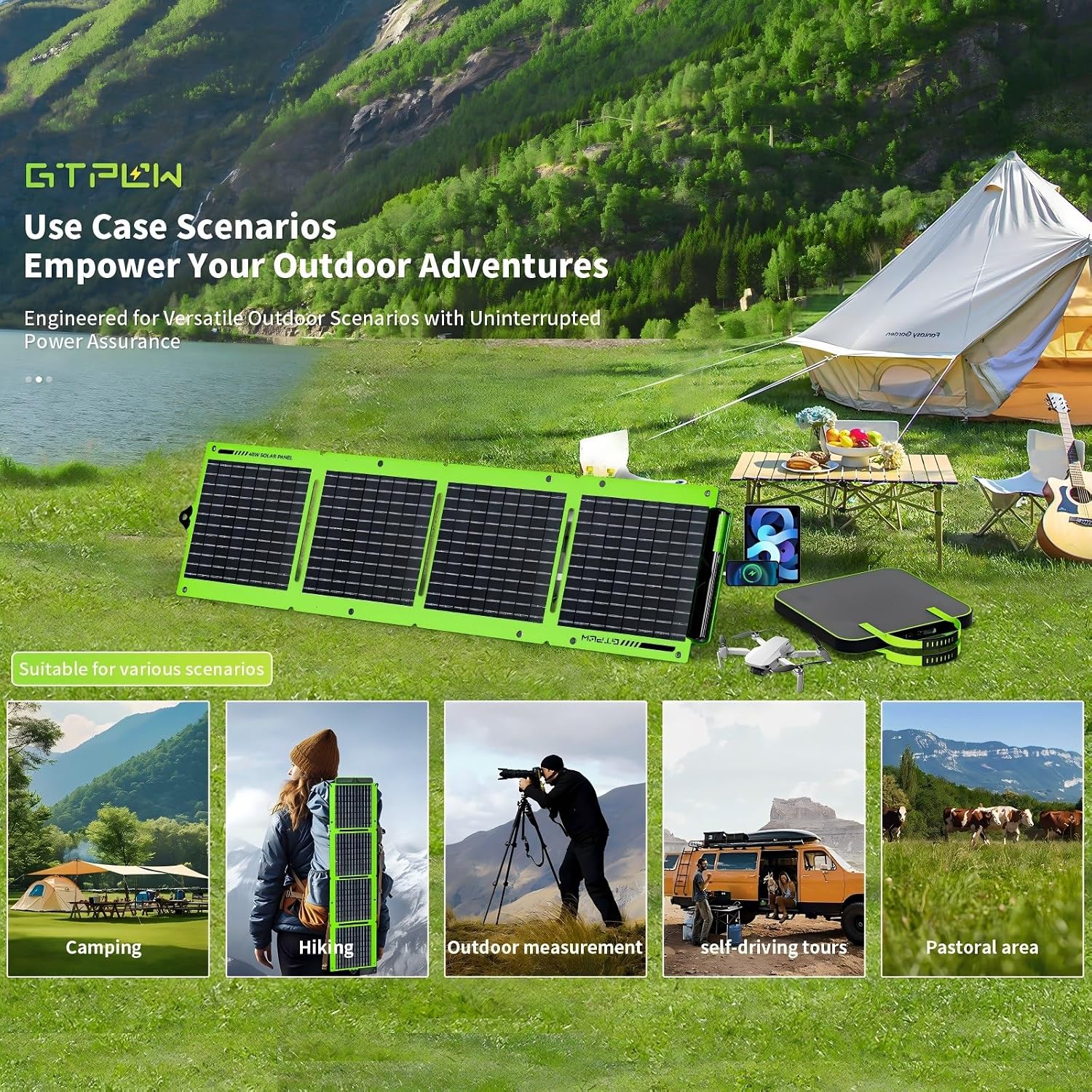 40W Dual-Panel Application Scenarios