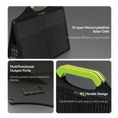 GTPOW45WPortableSolarChargerTote