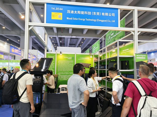 2026 Canton Fair: Maodi’s Portable Solar and Energy Storage Products Attract Global Buyers
