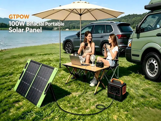 GTPOW 100W Bifacial Solar Panel – User Guide