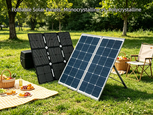 Foldable Solar Panels: Monocrystalline vs. Polycrystalline