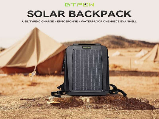 GTPOW 13W Solar Backpack - Reliable Power. Wherever You Go.