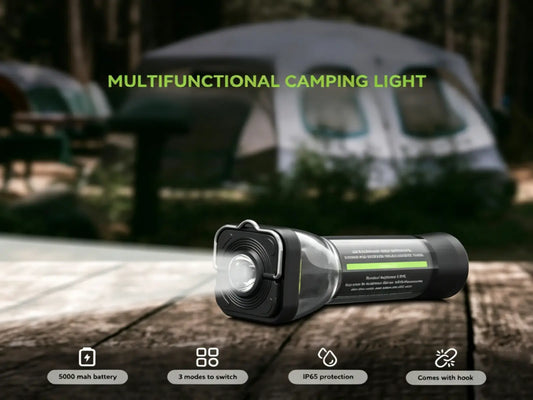 GTPOW LumaCharge 5000: 2-in-1 Flashlight & Power Bank