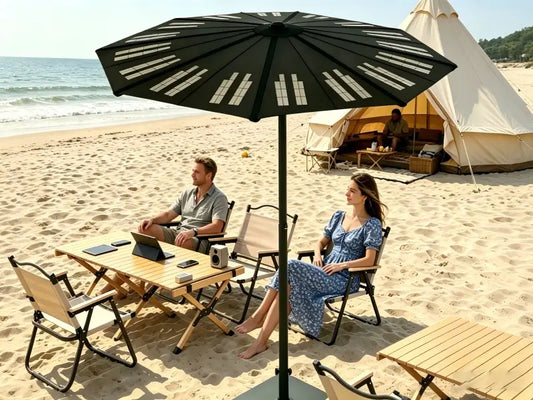 World Premiere April 10 | GTPOW 8FT Smart Solar Umbrella Launches