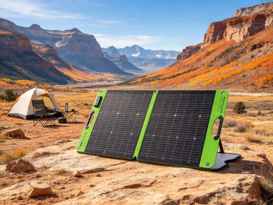 How to Get More Power from Foldable Solar Panels on Fall Camping Trips