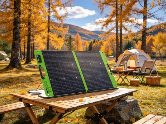 Portable Solar Panel for Fall Camping: A Multi-Day Charging Routine