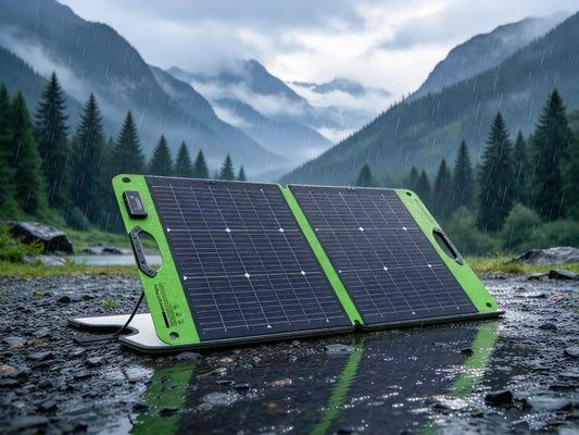 What to Do If Your Foldable Solar Panel Gets Caught in the Rain While Camping