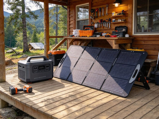 How to Charge Power Tool Batteries with a Portable Solar Panel