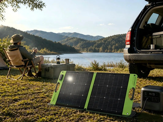 Say Goodbye to Power Outages While Camping! A Guide to Using a 100W Portable Solar Panel