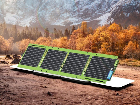 Is a 40W Foldable Solar Panel with a Built-In Battery Enough for Camping?