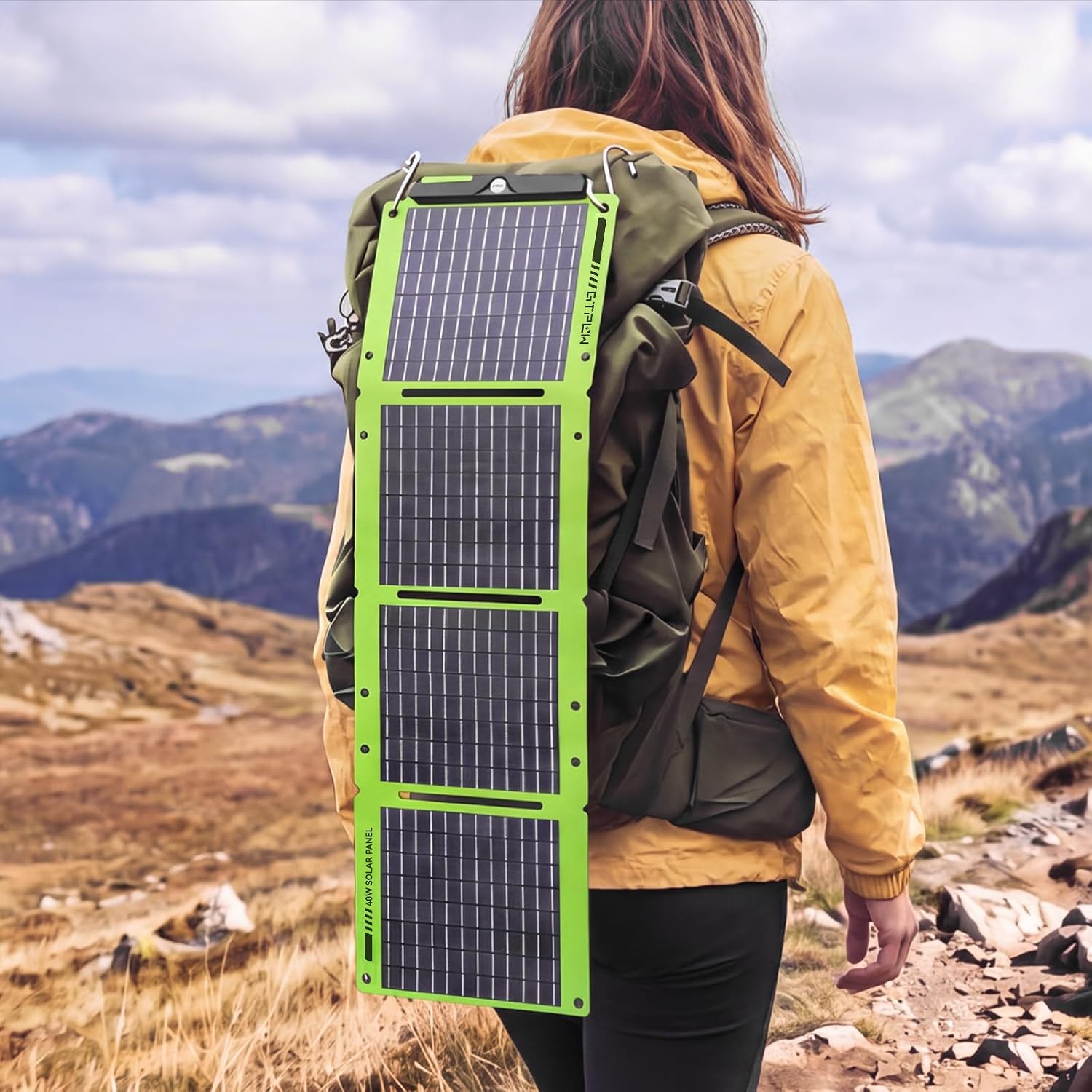 GTPOW 40W Bifacial Solar Panel 